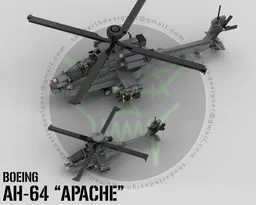 Boeing | AH-64 APACHE - 1:70 Scale
