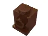 Brick Special 1 x 1 with Headlight / Reddish Brown