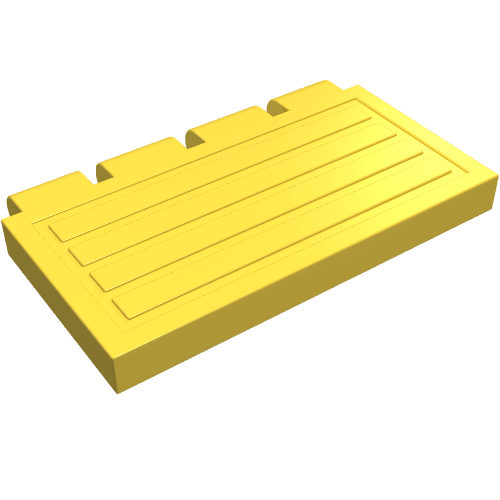 Lego Hinge Train Gate 2 x 4 / Yellow
