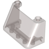 Lego Windscreen 2 x 4 x 2 / Trans-Brown