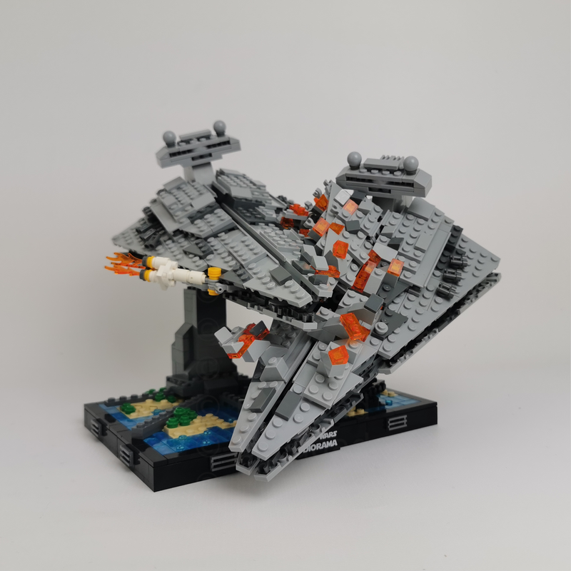Lego Battle over Scarif (Diorama Collection - Rogue 1)