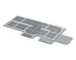 MILS-Compatible LEGO Road System – Modular City Street Pack