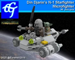 Din Djarin's N-1 Starfighter Microfighter