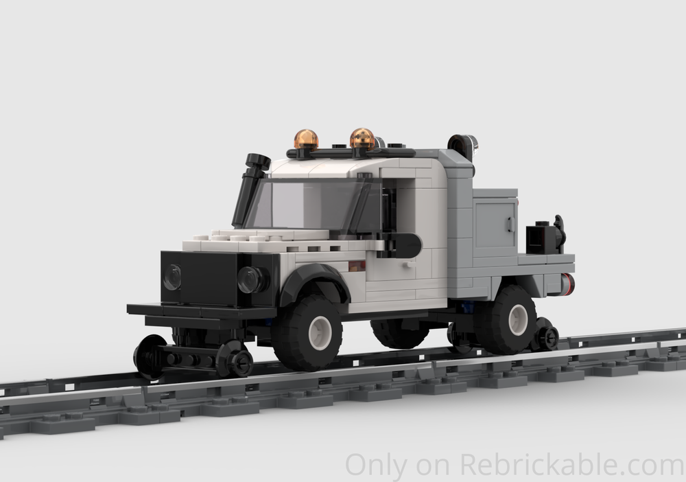 Lego Hi-Rail Defender Pickup Truck