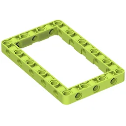 Technic Beam Frame 7 x 11 / Lime