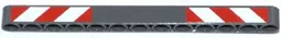 Technic, Liftarm Thick 1 x 13 with Red and White Danger Stripes Pattern on Both Ends (Stickers) - Set 42024