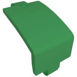 Technic Panel Curved and Bent 6 x 3 / Green