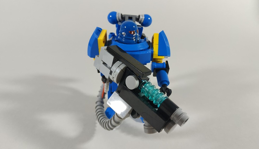 Lego Primaris hellblasters.