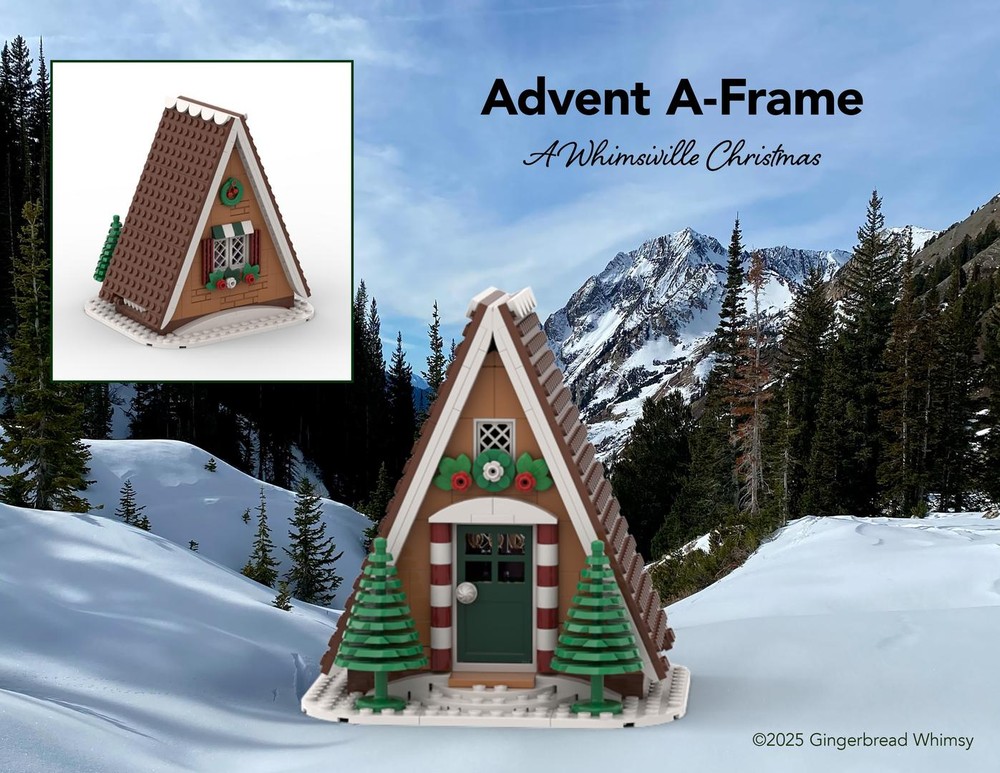 Lego Advent A-Frame (A Whimsiville Christmas)
