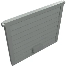 HO Scale Accessory Door for Garage 4 x 8 x 3