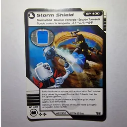 Trading Card, Ninjago Deck #1: 76 - Storm Shield - International Version / [No Color/Any Color]