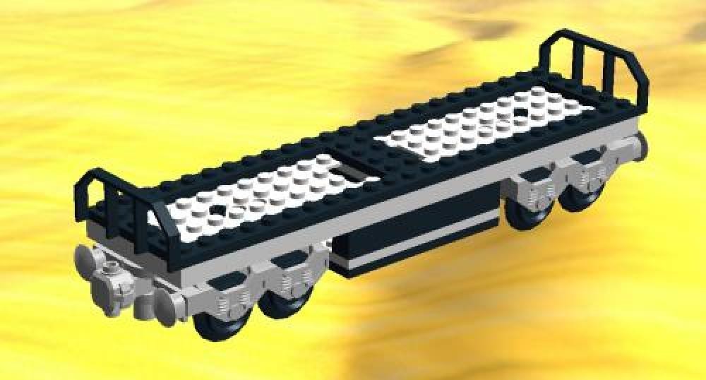 Lego Train Car Transport Carriage Inspired