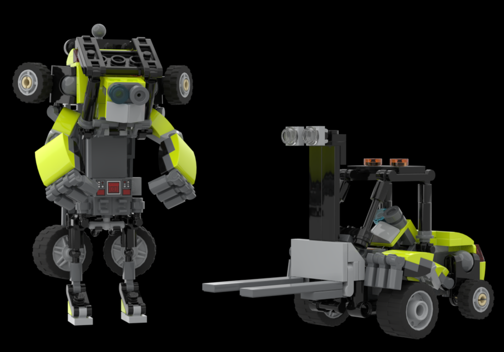 Lego Loadlifter Forklift Transformer