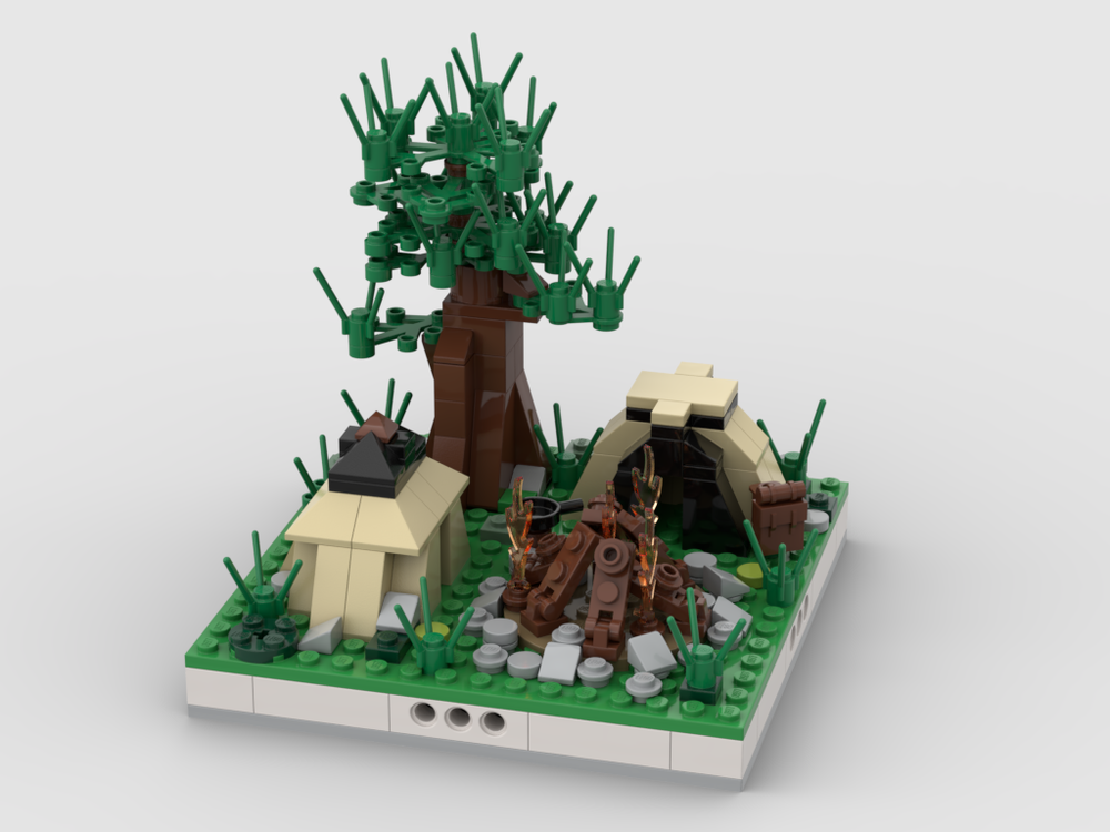 Lego Camping Camp for a Modular City