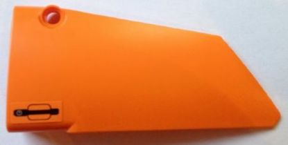 Lego Technic, Panel Fairing #17 Large Smooth, Side A with Door Handle Pattern (Sticker) - Set 8110