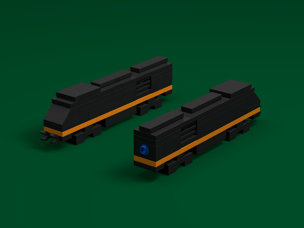 Lego Grand Central HST Power Cars (Micro)