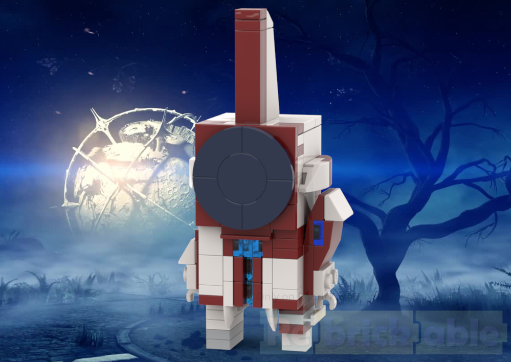 Lego Caliban BrickHead - Warframe