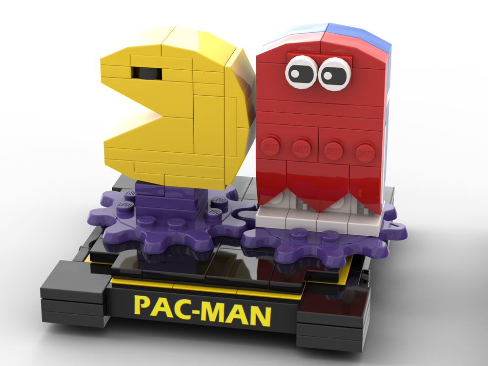 Lego Pac-Man diorama for Atari