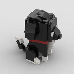 Dog black/white