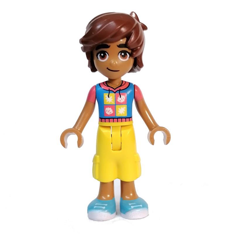 Lego Leo - Dark Azure Top, Yellow Pants