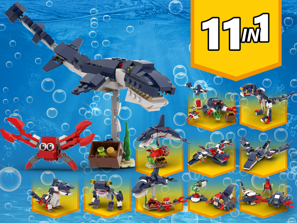 Lego 31088 Alternative Build 11 in 1 | 11 MOCs