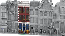 LEGO® Modular Building MOC Canal House Books Store