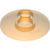 Lego Dish 2 x 2 Inverted [Radar] / Trans-Orange