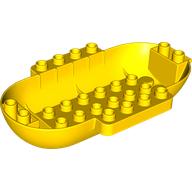 Lego Duplo Boat / Submarine Base 10 x 6 x 1.5 / Yellow
