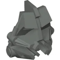 Large Figure Head Connector Block 3 x 4 x 1 2/3 / Dark Gray