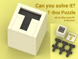 T-Box Puzzle Game Spiel Rätsel