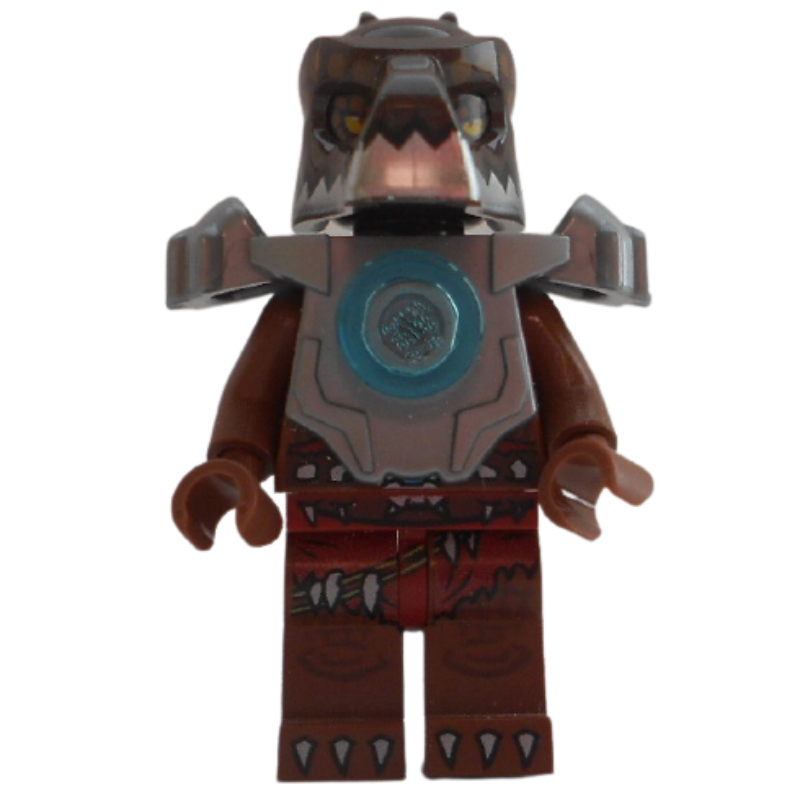 Lego Crug with Flat Silver Large Shoulder Armor