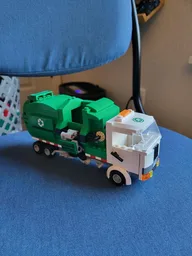 ($1) garbage truck (working mechanisms)