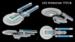 Star Trek Enterprise-B Micro