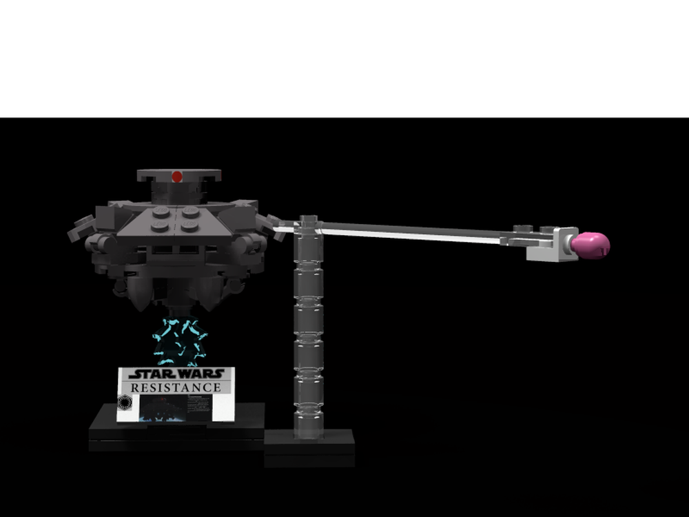 Lego first order orbital probe droid
