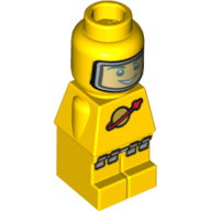 Lego Microfig Lunar Command Yellow