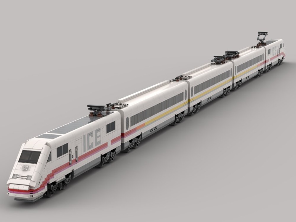 Lego ICE-S measurement train from the German Railway