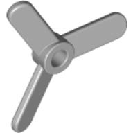 Lego Propeller 3 Blade Small / Light Bluish Gray