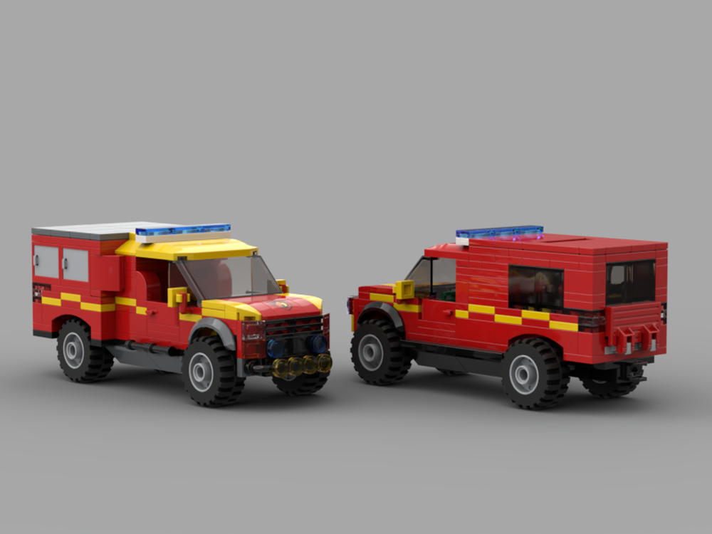 Lego Fire Service Command Vehicle & Brigade Response Vehicle