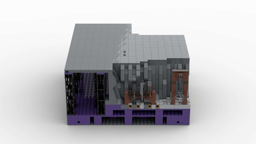 Lego E2 - Substructure and part of torture chamber for my medieval castle