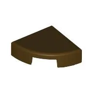 Tile Round 1 x 1 Quarter / Dark Brown