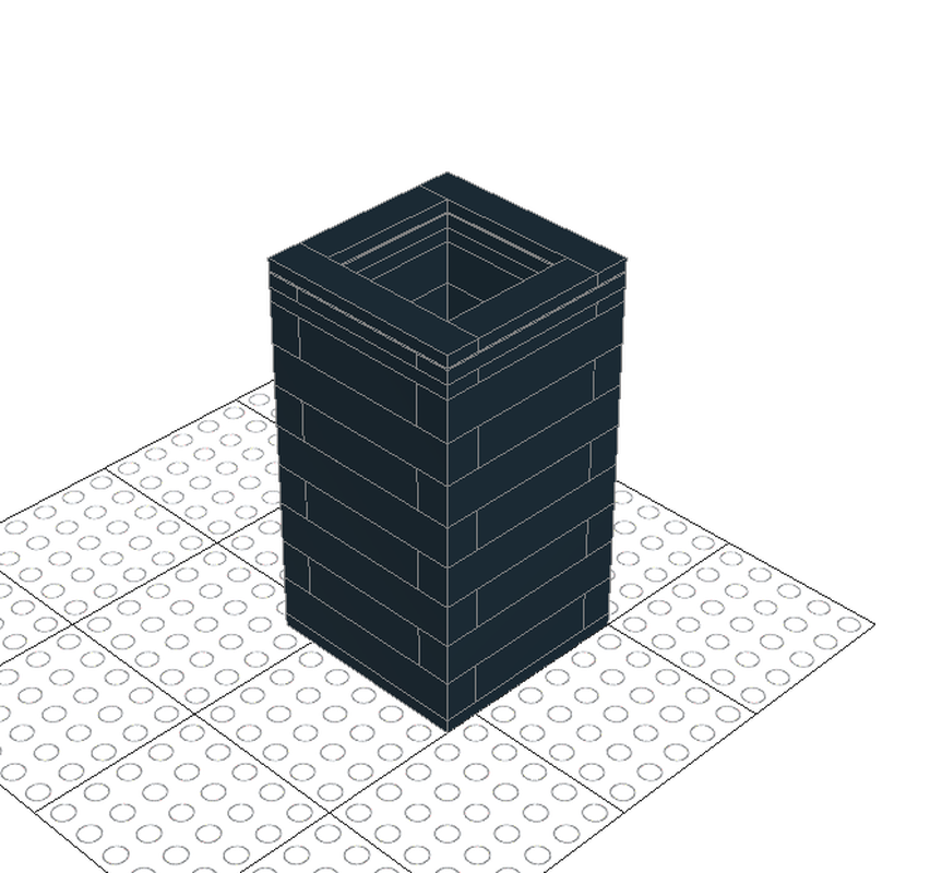 Lego 6x6 pencileholder Set #1