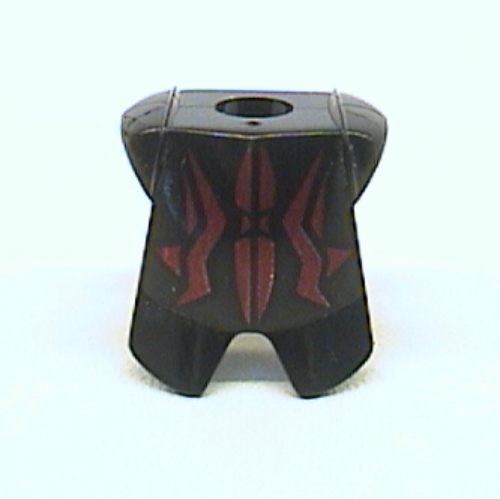 Lego Minifig Neckwear Armor Breastplate with Leg Protection, Vladek Geometric Print / Black