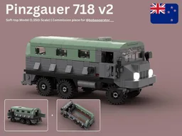 Pinzgauer 718 6x6 (1:35th Scale) | Soft-top Model