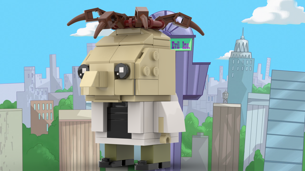 Lego Dr Heinz Doofensmirtz Brickheadz