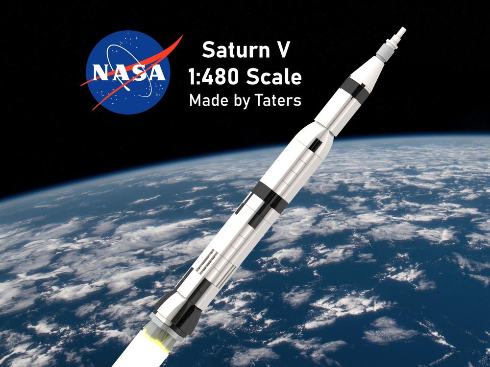 Lego Nasa Saturn V (1:480 Scale)