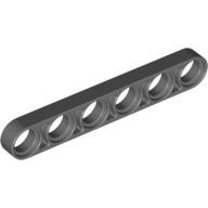 Lego Technic Beam 1 x 6 Thin / Dark Bluish Gray