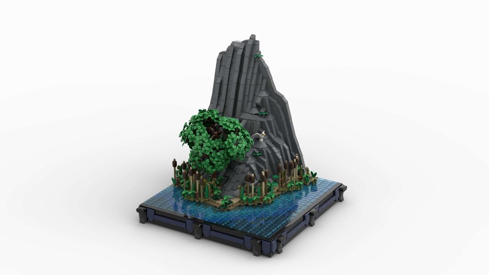Lego G4 - Shore, landscape and substructure for my medieval castle