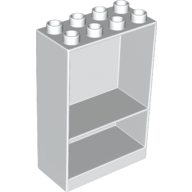 Lego Duplo Cabinet 2 x 4 x 5 / White