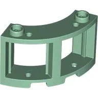 Window Round 3 x 3 x 2 / Sand Green