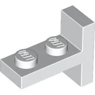 Bracket 1 x 2 with 1 x 2 Vertical Studs / White